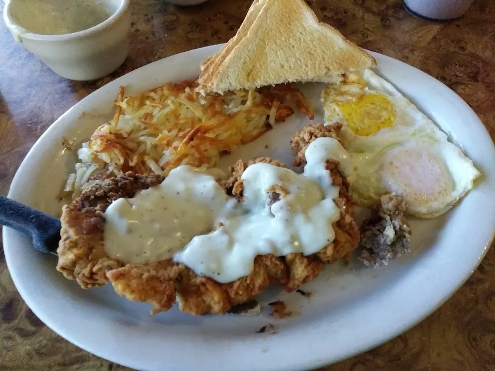 Chicken Fried Steak and Eggs