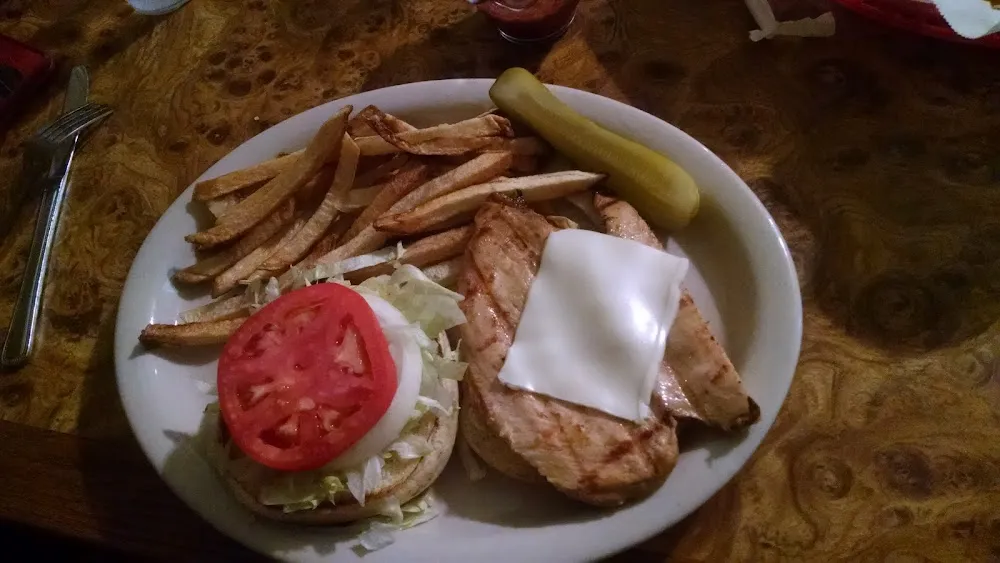 Grilled Chicken Sandwich with Fresh Cut Fries